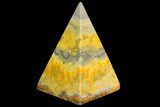 Polished Bumblebee Jasper Pyramid - Indonesia #114998-1